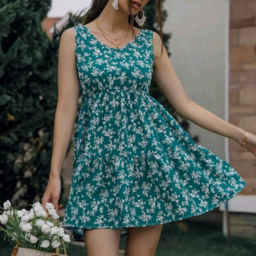 Floral A-Line Dress